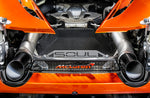 Soul 720S 3.5″ competition exhaust package: package installed, view of the rear
