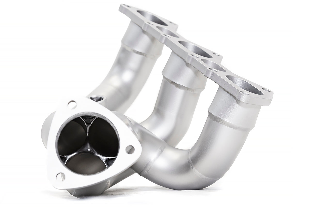 Soul 718 GT4 / Spyder / GTS competition headers: header collector, outlet view