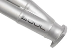 Soul 718 GT4 / Spyder / GTS competition headers: close-up of the SOUL logo on a header