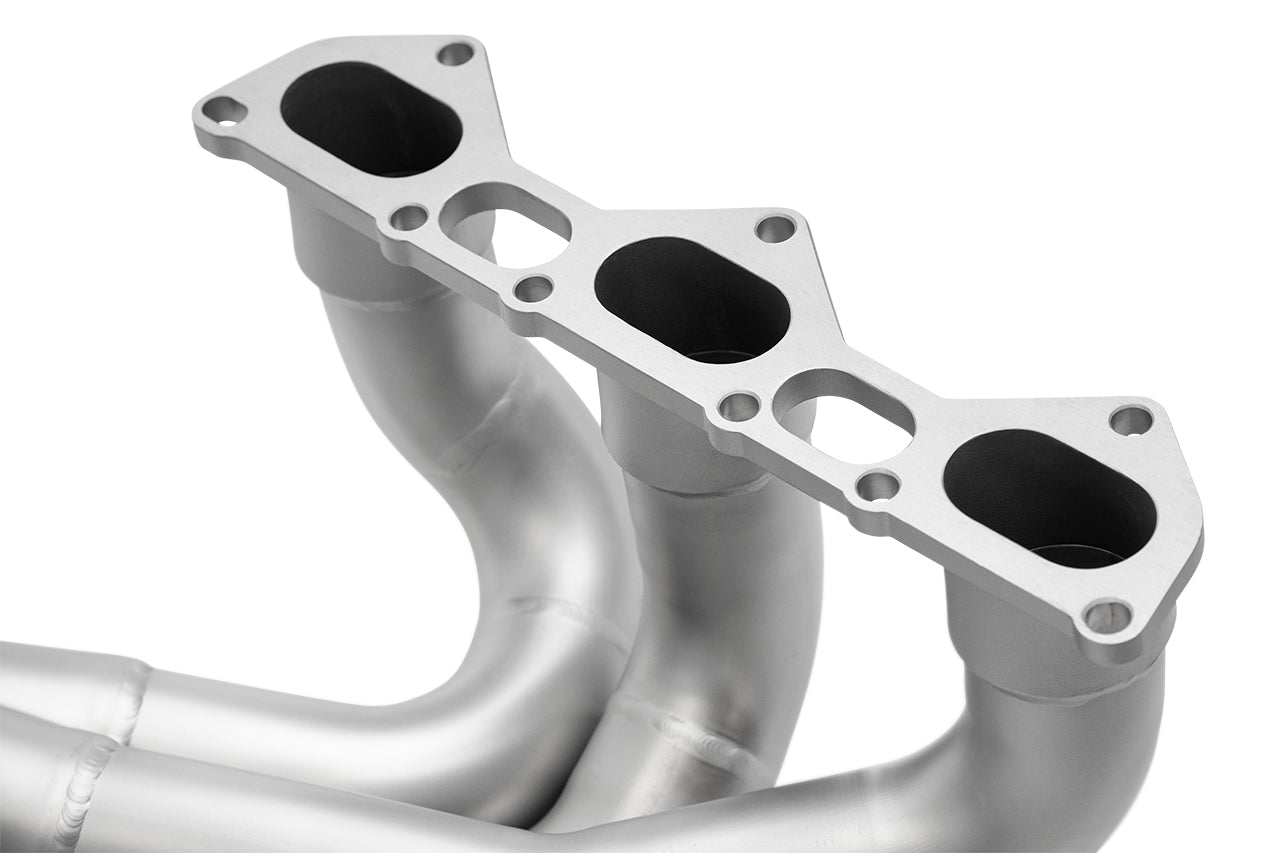Soul 718 GT4 / Spyder / GTS competition headers: close-up of the head flange