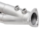 Soul 718 GT4 / Spyder / GTS competition headers: close-up of a header collector and sensor bungs