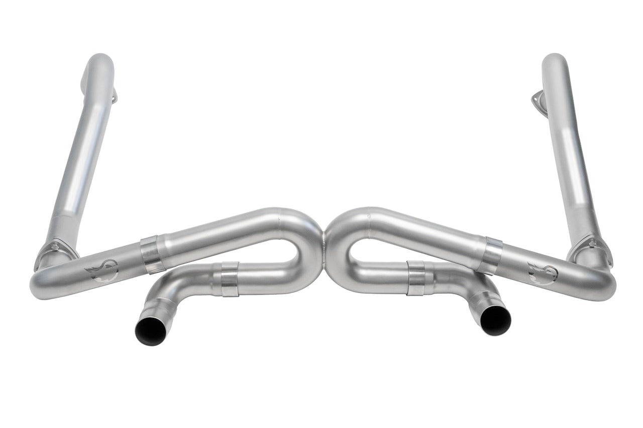 Soul 718 GT4 / Spyder / GTS race exhaust system: race exhaust system with center outlets