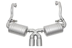 Soul 987.1 Boxster / Cayman competition package: competition package exhaust, angled view