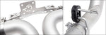 Soul 987.2 Boxster / Cayman race exhaust system: close-up of the hanger and valve parts