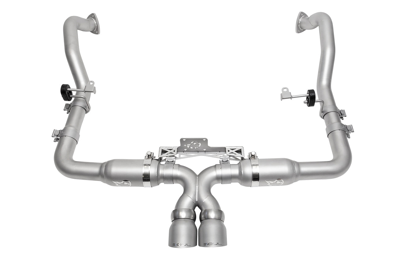Soul 987.2 Boxster / Cayman race exhaust system: 987.2 race exhaust with center tips