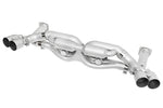 Soul 991 Turbo / Turbo S valved exhaust system: valved exhaust, angled view