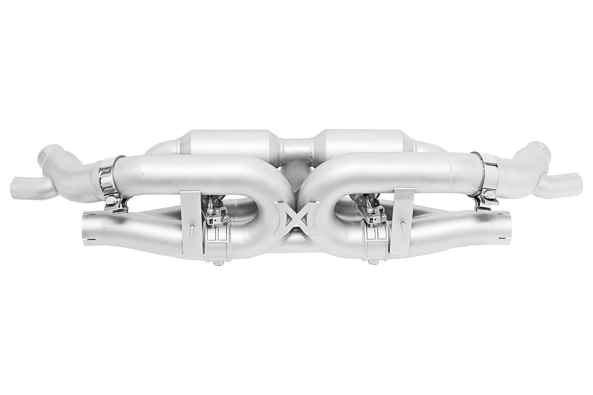 Soul 991 Turbo / Turbo S valved exhaust system: valved exhaust, top view