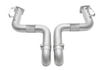 Soul 991.2 Carrera PSE trackback turbo back exhaust: trackback exhaust, front view