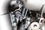 Soul 992.1 Carrera performance exhaust systems: installed pipework in the engine bay