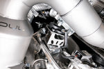 Soul 992.1 Carrera performance exhaust systems: exhaust installed beside the turbo, close view