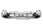 Soul 992 Turbo / Turbo S performance exhaust systems: 992 Turbo performance exhaust with black tips