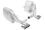Soul 996 Carrera sport side mufflers: sport side muffler, angled view
