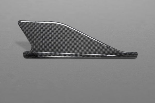 close view of Capristo Carbon Side Fins for Ferrari 458 Speciale 2013-2015 with grey background