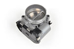 Genuine Porsche electronic throttle body, angled view of the bore and connector housing, optional add-on - IPD for Porsche 996 Turbo