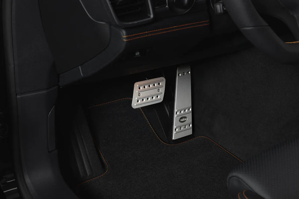 TECHART Pedal-Kit, Aluminum Silver Tiptronic/PDK, Automatic