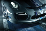 A close up view of TECHART Aero Wings for Porsche 991.1 Turbo until MY16