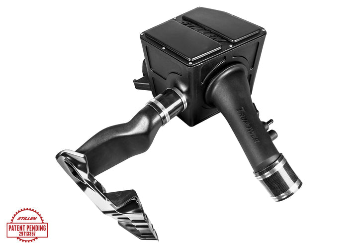 Wide View of Stillen Trupower Cold Air Intake w/ Direct Flow/Dry Filter for Toyota Tundra 2014-2020 with white background