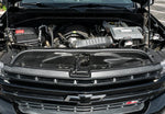 Wide view of Stillen Trupower Cold Air Intake Scoop Chevrolet Silverado 1500 2019-2023 fitted inside a car