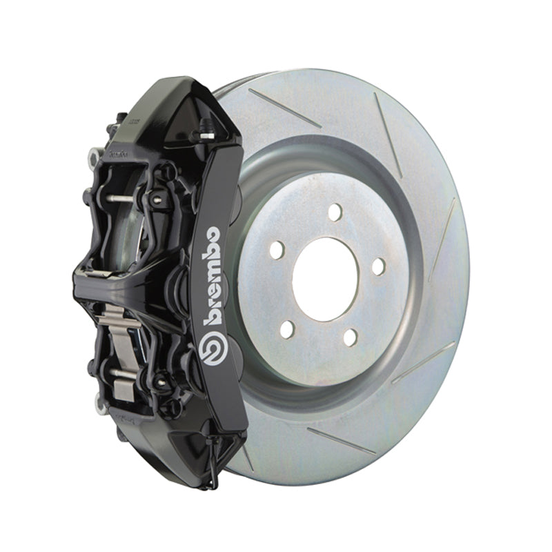 Camaro Brembo GT 6-piston front kit, black caliper, 355mm type 1 slotted 1-piece disc