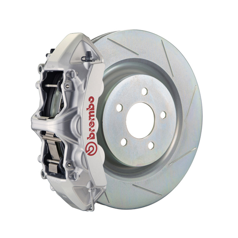 Camaro Brembo GT 6-piston front kit, silver caliper, 355mm type 1 slotted 1-piece disc