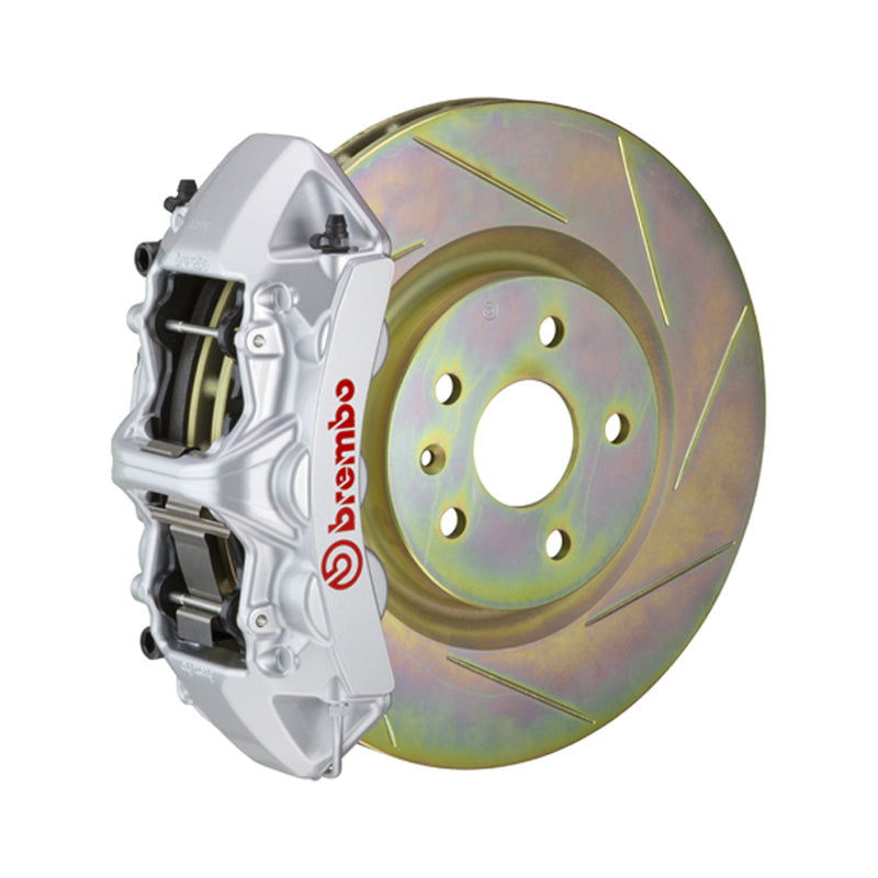 Camaro Brembo GT 6-piston front kit, silver caliper, 355mm type 1 slotted 1-piece disc