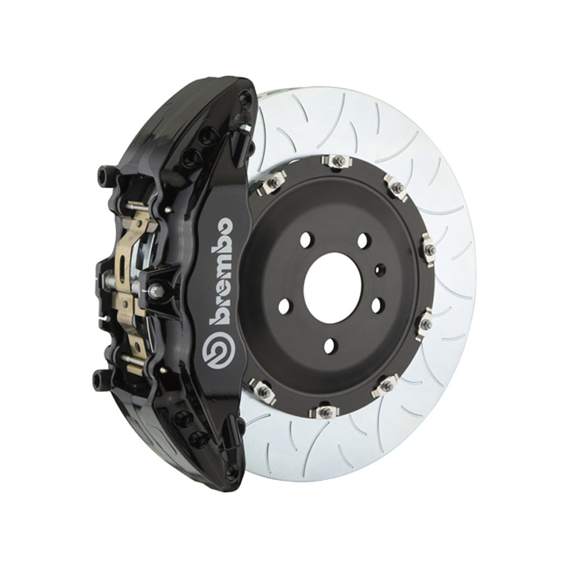 Escalade Brembo GT 6-piston front kit, black caliper, 380mm type 3 slotted 2-piece disc