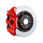 GT2 Brembo GT 4-piston rear kit, red caliper, 380mm type 3 slotted 2-piece disc