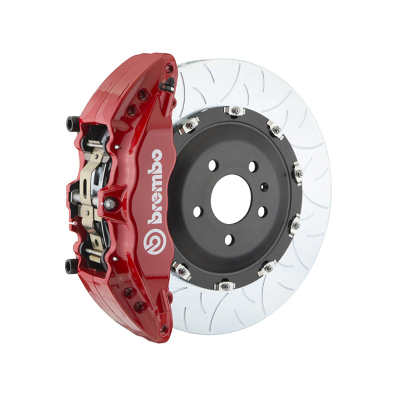 Grand Cherokee Brembo GT 6-piston front kit, red caliper, 380mm type 3 slotted 2-piece disc