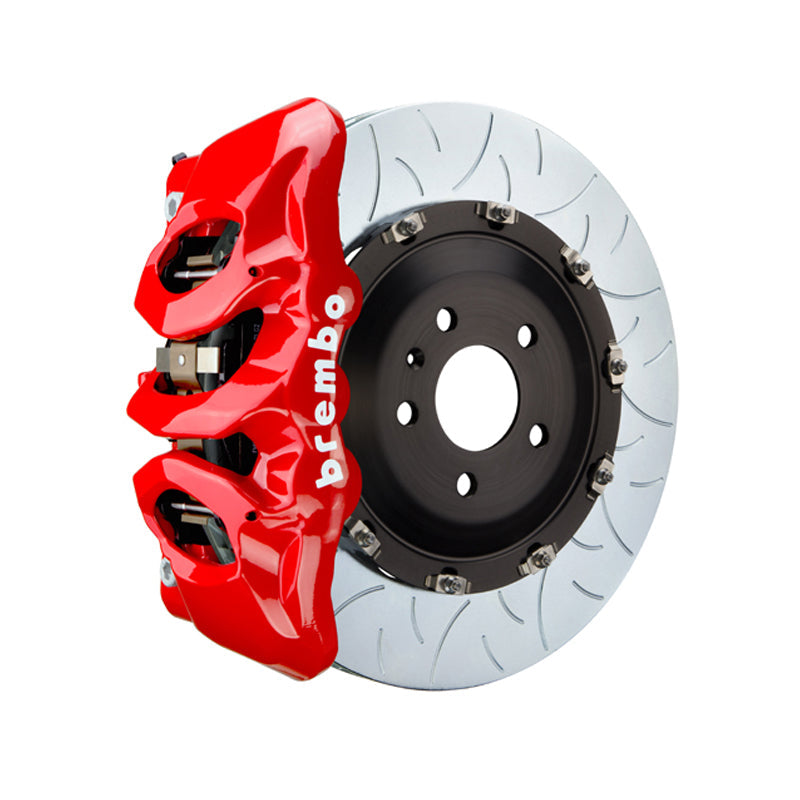 GU SQ5 Brembo GT 6-piston front kit, red caliper, 405mm type 3 slotted 2-piece disc