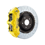 4L Q7 Brembo GT 6-piston front kit, yellow caliper, 405mm type 3 slotted 2-piece disc