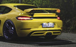 A back review of TECHART Diffuser Add-on For Rear Apron Porsche 718 Cayman / Boxster