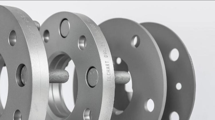 A close up view of TECHART Wheel Spacer Kit 2 x 3 mm Porsche 991.1 Carrera / Targa / GT3 / Turbo