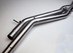 A top view of TECHART Center Muffler Spare Pipe 1-2(Flow) Porsche Cayenne S / E-Hybrid with OPF | Cayenne V6 / E-Hybrid without OPF