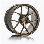 A side view of Titan 7 T-S5 Forged Split 5 Spoke JDM Wheels in Techna Bronze for HONDA S2000 2000-2009