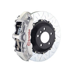 Q50 Brembo GT 6-piston front kit, silver caliper, 380mm type 3 slotted 2-piece disc