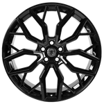 Urban UC4 23-inch wheel design, face view (gloss black finish shown)