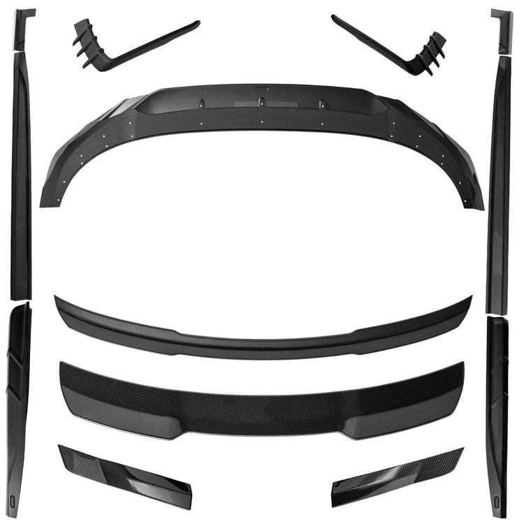 A front view of  Urban Automotive Carbon Fiber Aero Kit Audi RSQ8 2020+ with white background