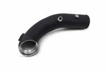 VRSF N55 charge pipe for the F10 535i with billet throttle body flange and NPT bung