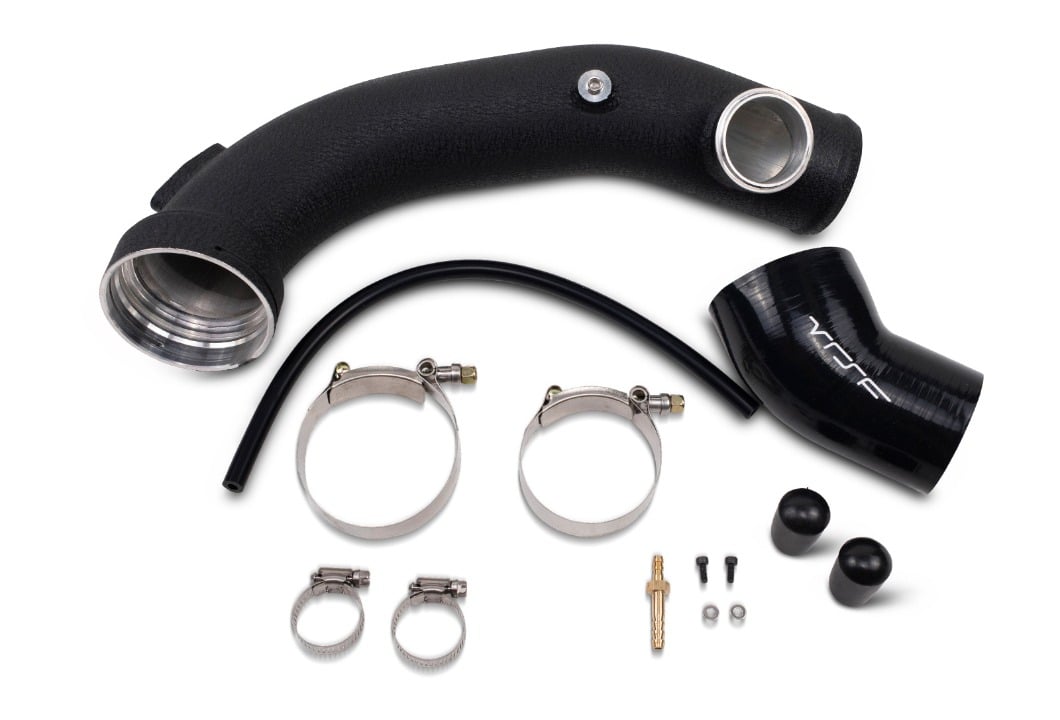 VRSF N54 charge pipe kit with TiAL/Turbosmart BOV flange, couplers and recirc caps