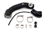 VRSF N54 charge pipe kit with HKS BOV flange, vacuum hose, clamps and caps