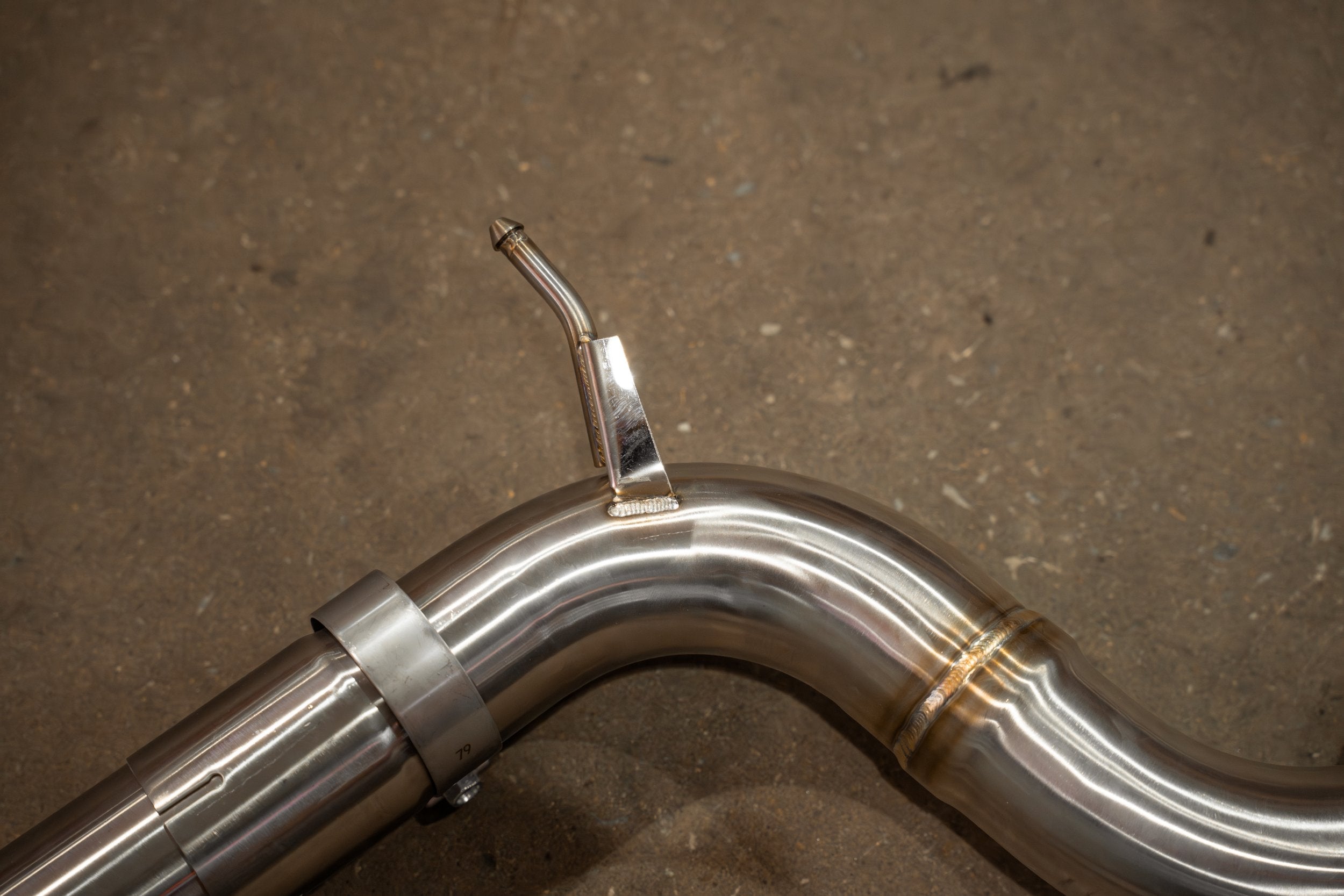 Valvetronic Designs Valved Exhaust VW Golf GTI MK7 manufacturer gallery: curved rear branch, clamp and hanger