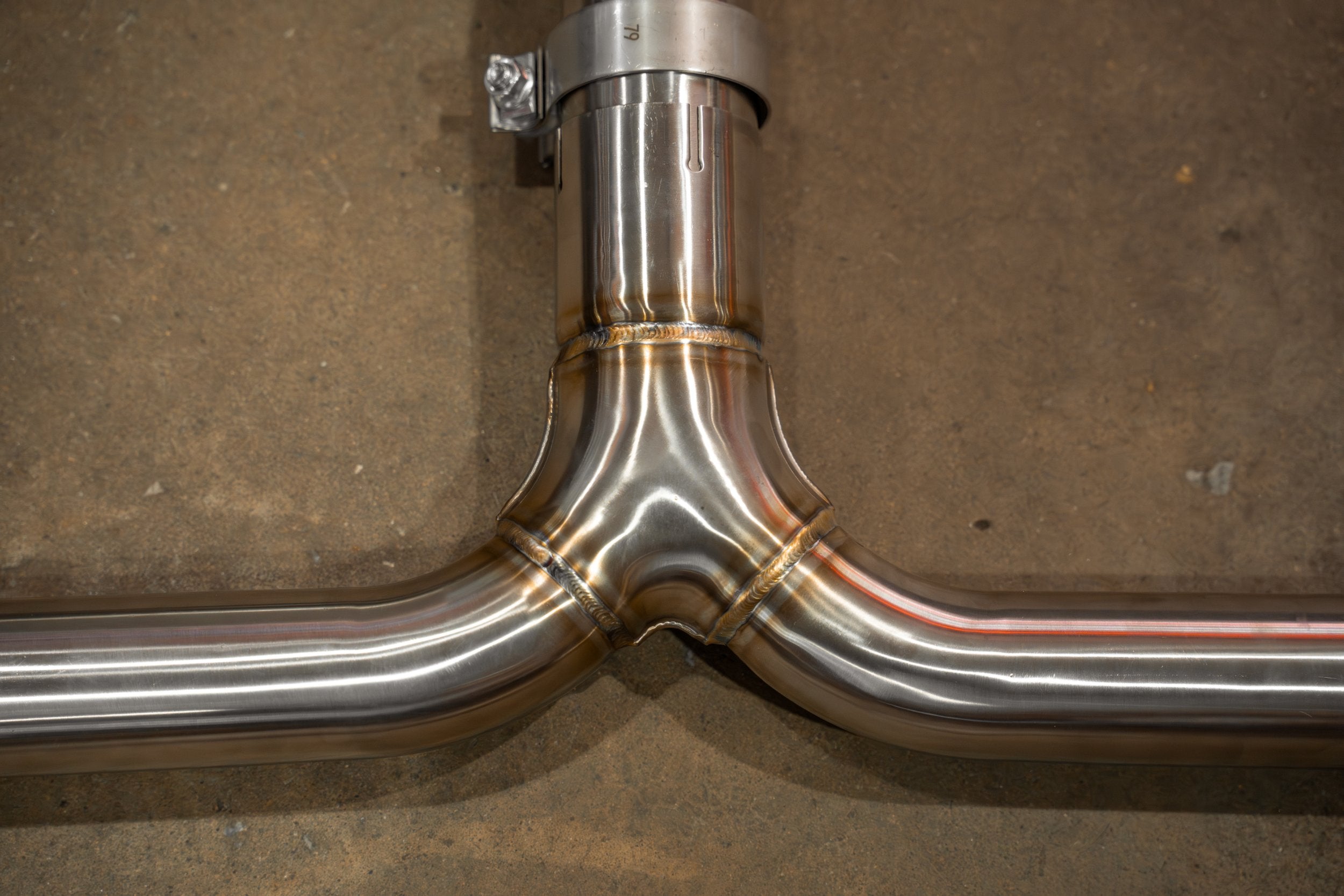 Valvetronic Designs Valved Exhaust VW Golf GTI MK7 manufacturer gallery: central Y-junction and welded seams