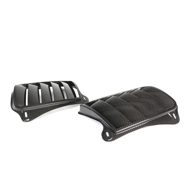 A front view of APR Performance Front Fender Vents Dodge Viper ACR 2015-2017 with white background