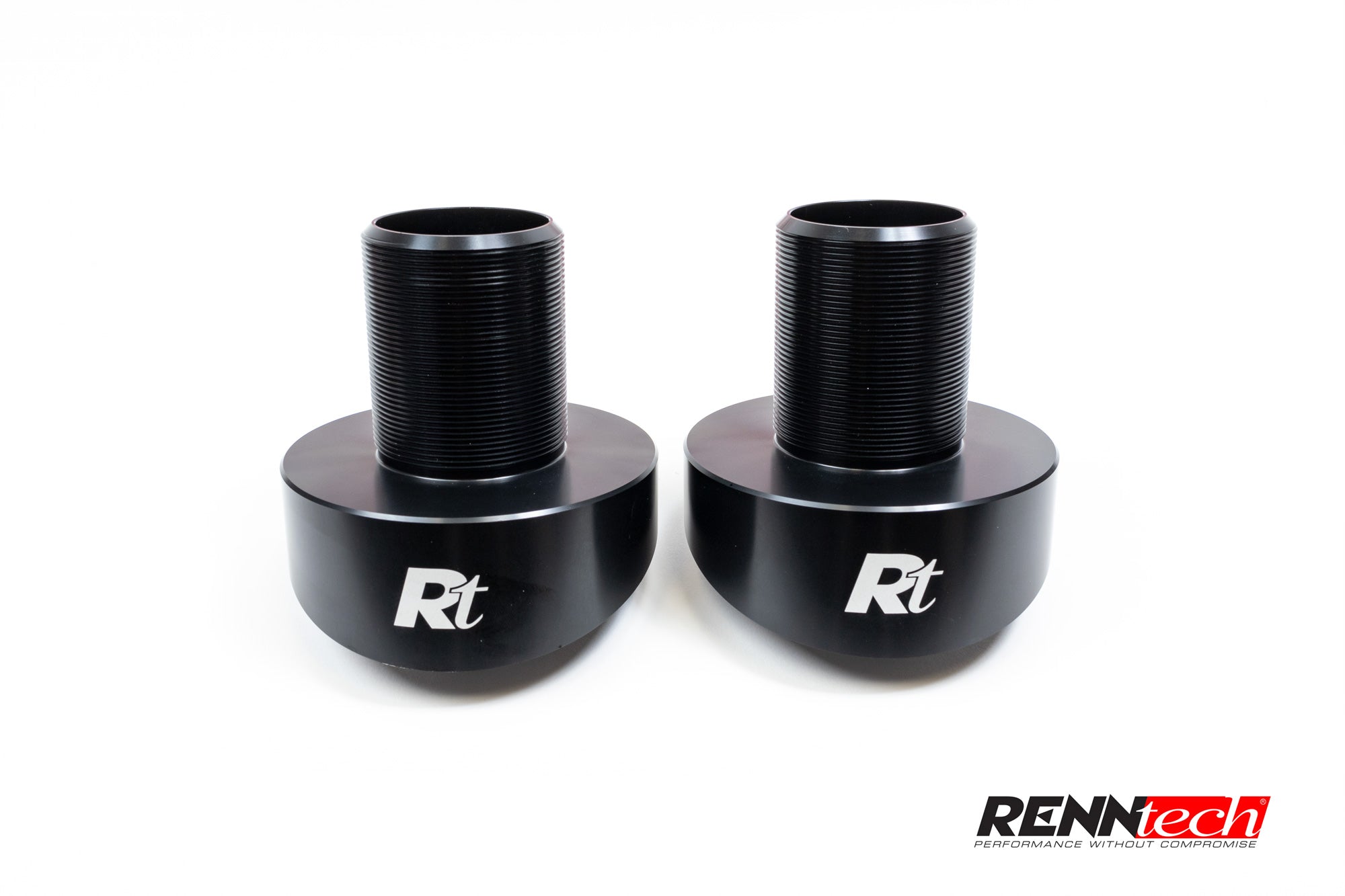 Black adjuster sleeves with the Rt logo - Coilover Suspension for the 2017-2023 C 63 / C 63 S AMG Coupe