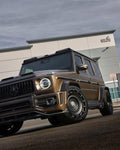 Urban Widetrack G63 W465 in front of a building