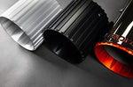 Capristo SF90 tip shells in silver, black and red-insert finishes