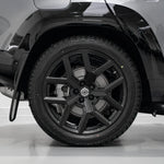 Close-up of an Urban Widetrack rear fender arch on a Land Rover Defender