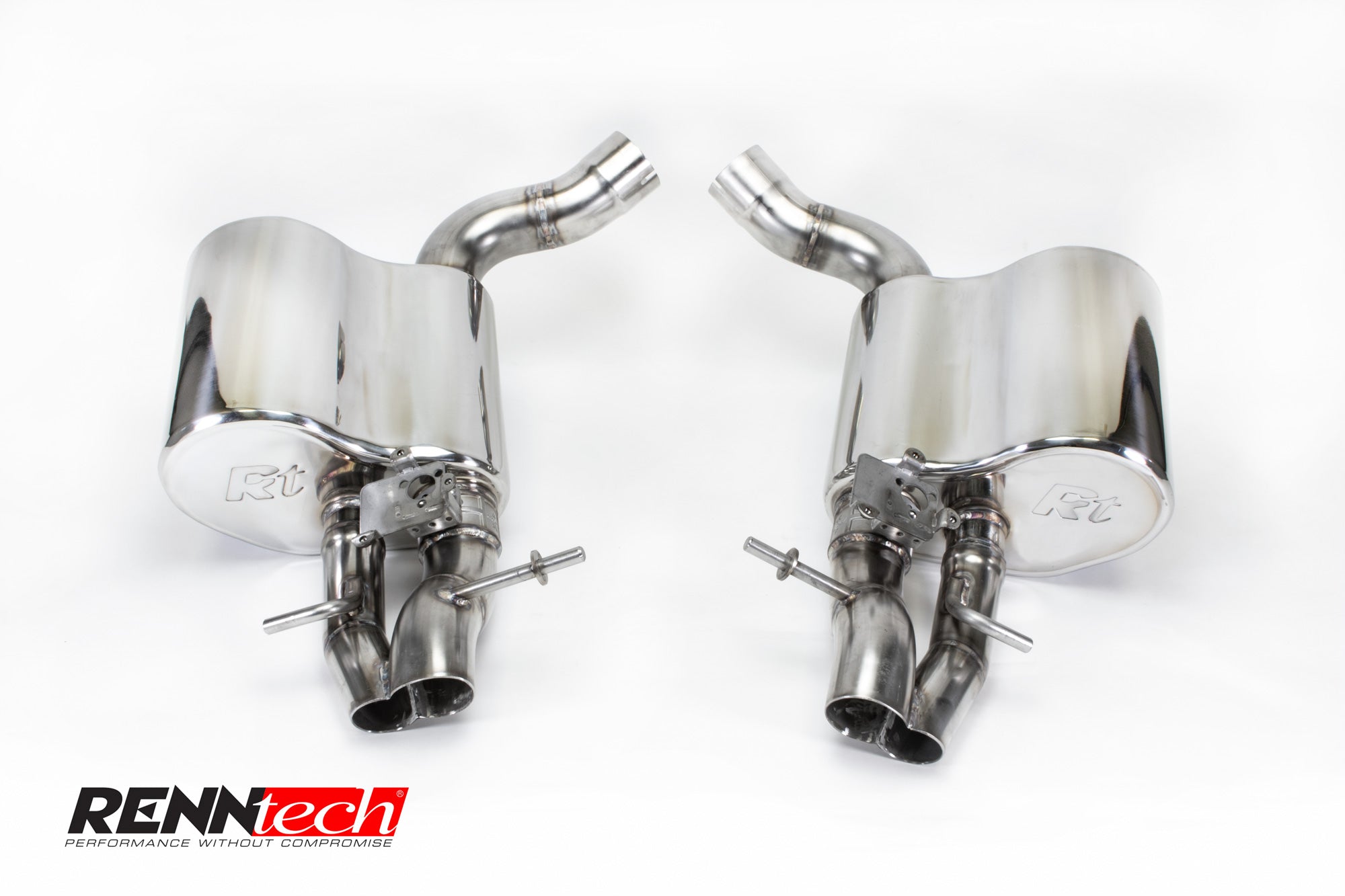 Stainless valved RennTech exhaust with quad tips - R2 Performance Package for the 2019-2026 AMG GT 63 4-Door Coupe