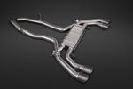 Capristo valved exhaust with OPF spare and carbon tips for BMW X3 M Competition F97