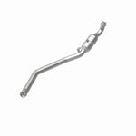 MagnaFlow 5551716 carb direct-fit catalytic converter, rear view of the turntable spin